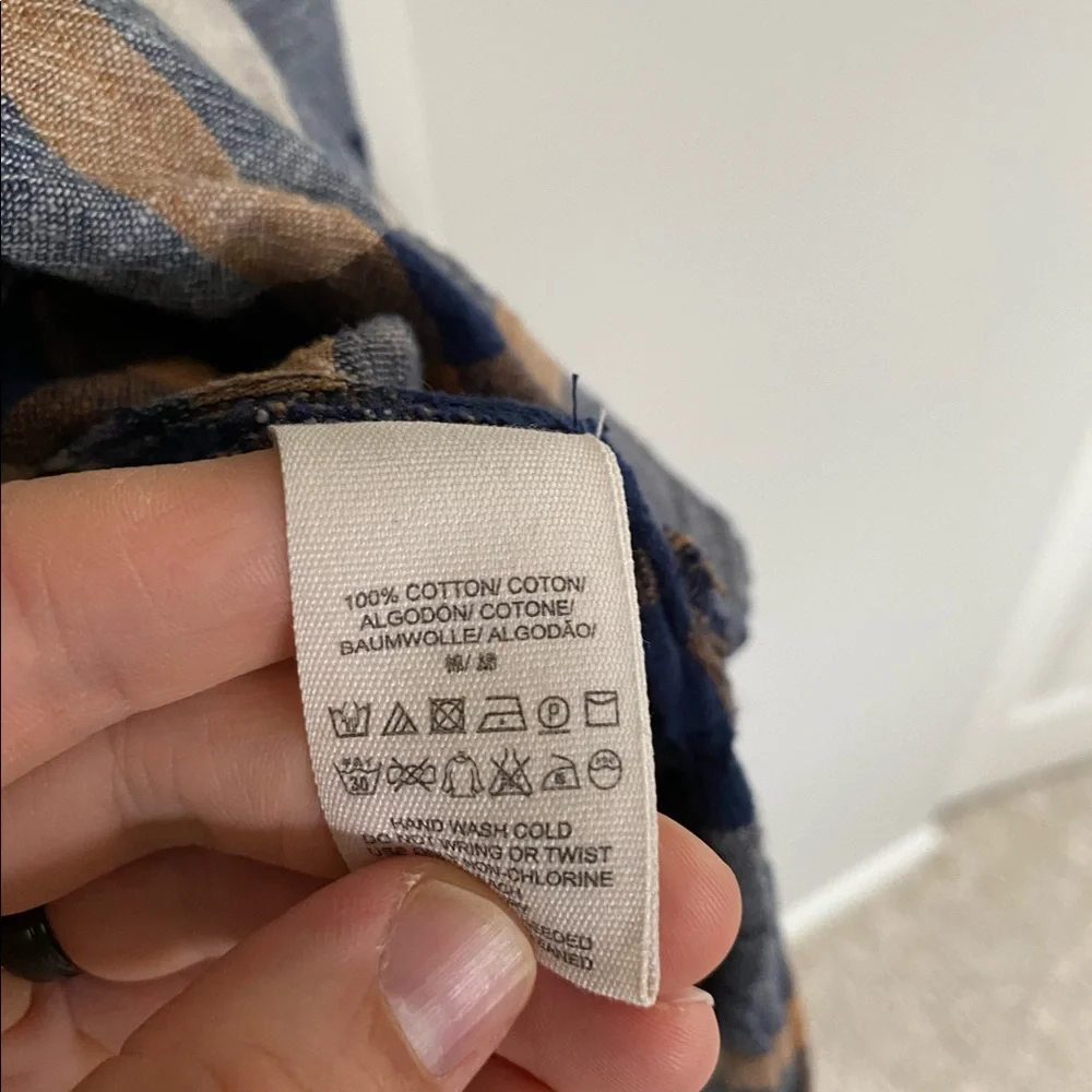 Free People collared button